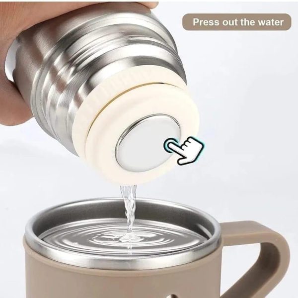 🥤 Vacuum Insulated Water Bottle Set ✨ – 500ml Stainless Steel Thermos With Gift Box 🎁 (Random Color)