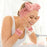 💖 3-Piece Kiss Lovely Wrist Strap Set ✨ – Face Wash Headband & Wristbands (Soft Fabric) 🧖‍♀️