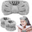 💖 3-Piece Kiss Lovely Wrist Strap Set ✨ – Face Wash Headband & Wristbands (Soft Fabric) 🧖‍♀️