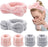 💖 3-Piece Kiss Lovely Wrist Strap Set ✨ – Face Wash Headband & Wristbands (Soft Fabric) 🧖‍♀️