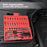 🔧🧰 46-Piece Professional Socket Wrench Tool Set | Heavy-Duty Portable Kit 🚗🏍️🏠