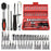 🔧🧰 46-Piece Professional Socket Wrench Tool Set | Heavy-Duty Portable Kit 🚗🏍️🏠