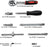 🔧🧰 46-Piece Professional Socket Wrench Tool Set | Heavy-Duty Portable Kit 🚗🏍️🏠