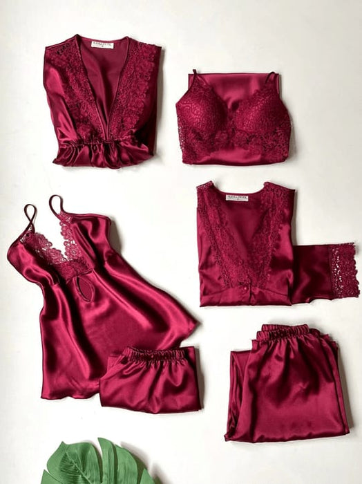 🌙 6 Pcs Women’s Nighty Set – Comfortable Sleepwear & Lounge Wear Collection ✨