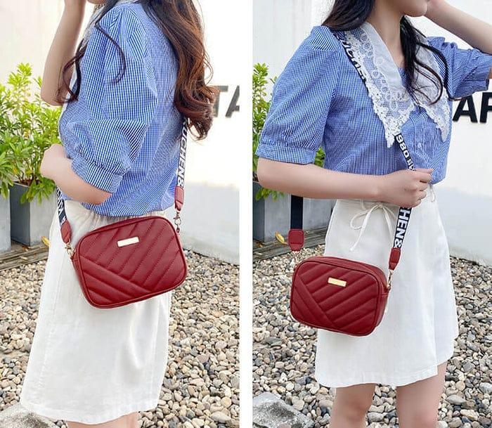 🎒 Stylish Girl's Multicolor Crossbody Bag – Trendy, Durable & Compact | C-AR-1