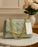 ✨ Girl's Embroidered Chain Crossbody Bag – Stylish & Multipurpose | Light Green