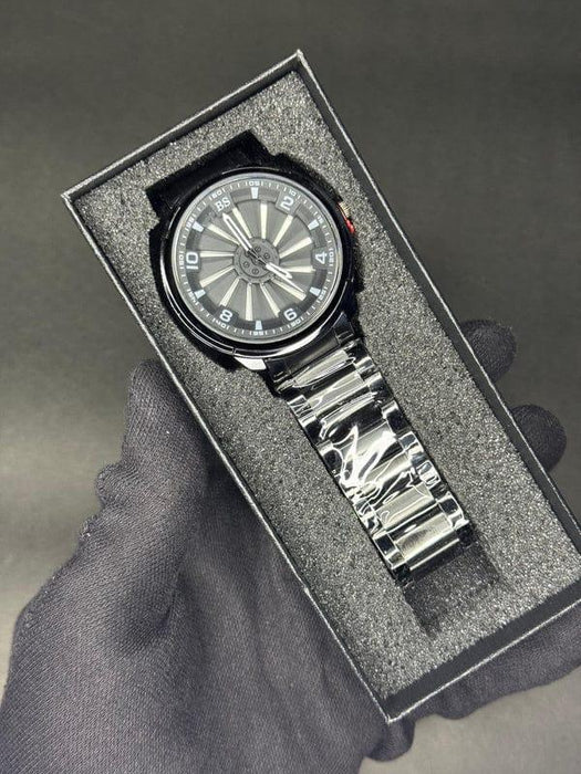 ⌚ Stainless Steel Spinning Watch With Box 🎁✨