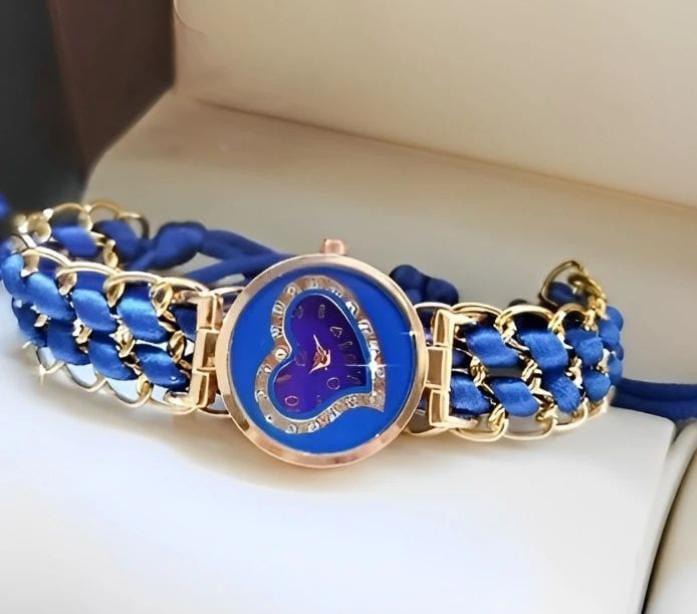 ⌚ Women’s Bracelet Watch – Elegant Blue ✨💙