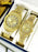 ⌚ Stainless Steel Diamond Stone Couple Watches – Set of 2 💑💎✨