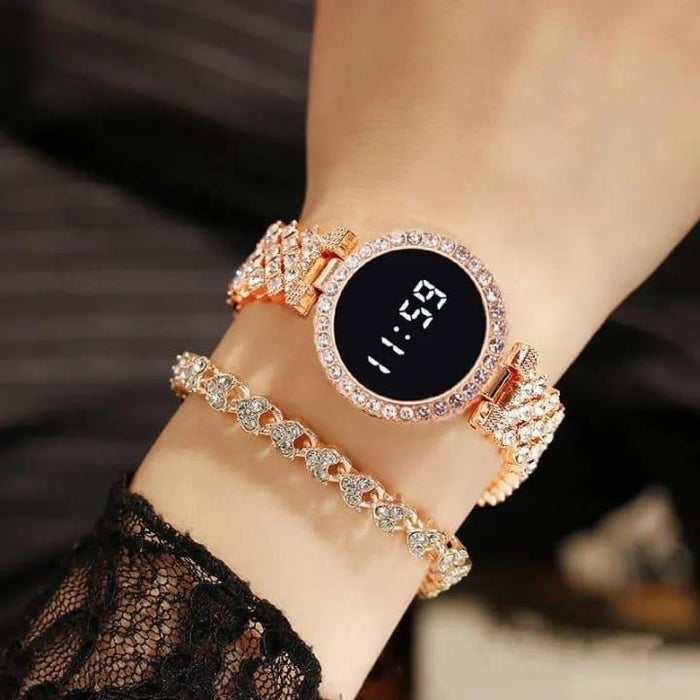 ⌚ Women’s Battery Operated, Water Resistant Quartz Watch – 1 Pc ✨💎