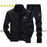 🖤 Men's Fleece Track Suit – 2 Pcs | Plain Collar Design ✨👟