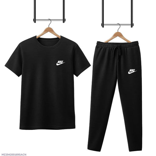 ⚫ 2 Pcs Men's Micro Interlock Printed Track Suit | Stylish, Comfortable & Durable 👟🔥