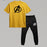 👕👖 Men's Micro Printed Track Suit – 2 Pcs in Vibrant Yellow ✨