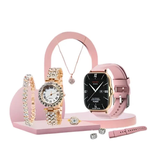 ⌚✨ A58 Plus 6 In 1 Smartwatch – Stylish & Functional Gift for Women ✨💖