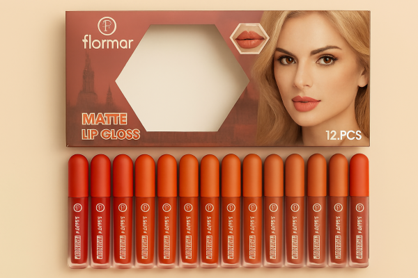 💄✨ Nude Shades High Pigmented Lipgloss – Set of 6 & 12 | Creamy, Moisturizing & Long-lasting 🌸🔥
