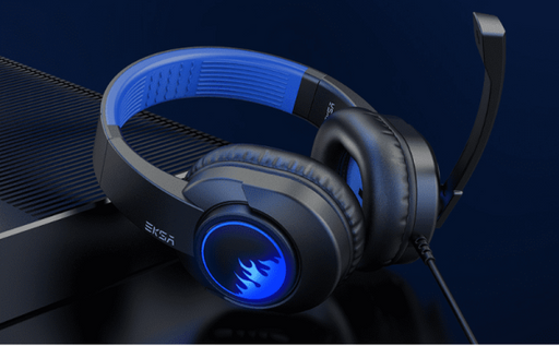 🎧 Eksa T8 Stereo Gaming Headset 🎮 – High-Quality Gaming Headphones (Random Color) ✨