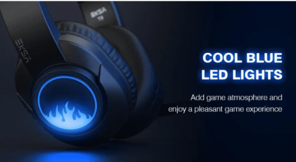 🎧 Eksa T8 Stereo Gaming Headset 🎮 – High-Quality Gaming Headphones (Random Color) ✨