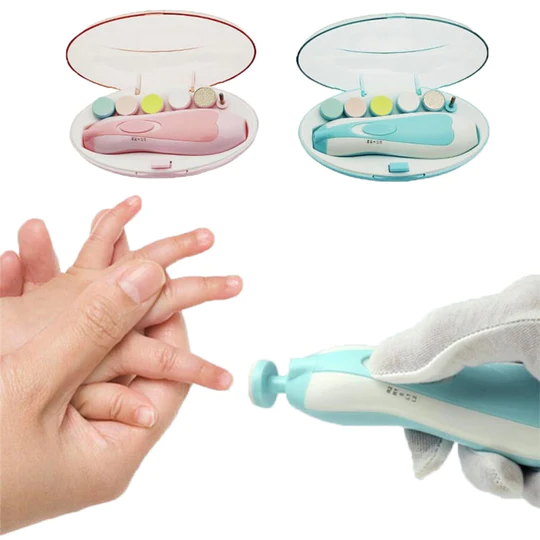 ✨ Electric Nail Clipper 💅 – Baby Nail Trimmer & Clipper Set (Random Color) 👶