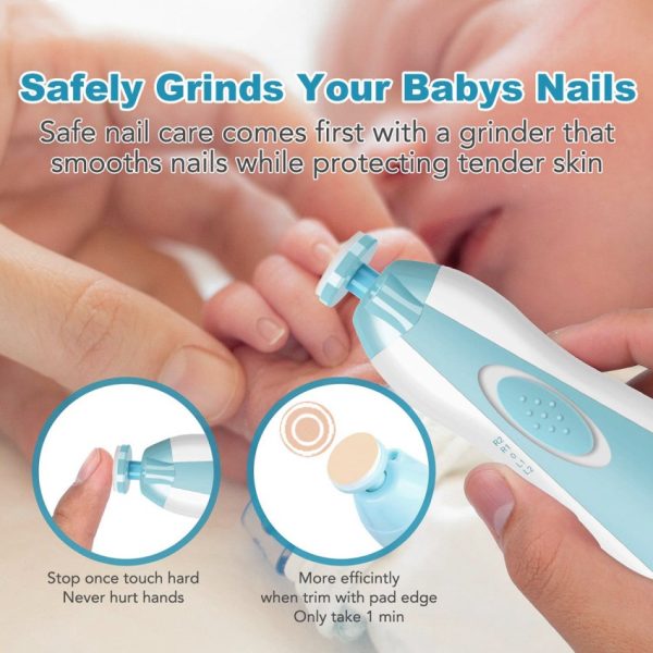 ✨ Electric Nail Clipper 💅 – Baby Nail Trimmer & Clipper Set (Random Color) 👶