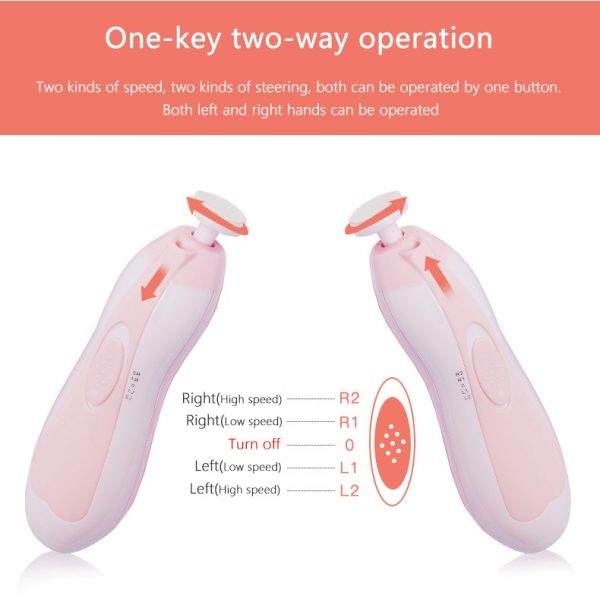 ✨ Electric Nail Clipper 💅 – Baby Nail Trimmer & Clipper Set (Random Color) 👶