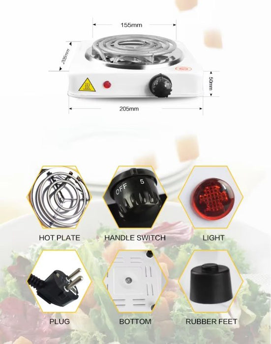 🍳🔥 Electric Stove For Cooking | Hot Plate With Metal Body ⚡🍲