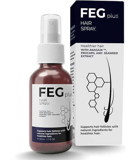 🧴🌿 FEG Plus Hair & Beard Growth Serum Spray – 50ml | Anti Hair Loss & Regrowth Treatment ✨💇‍♂️