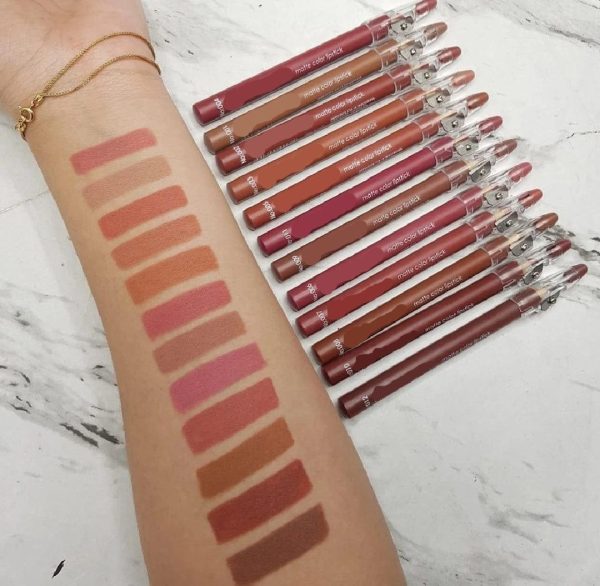 💄✨ Flormar Waterproof Lip Pencil Set of 12 – Long Lasting, High Quality Lip Liners 🌸🔥