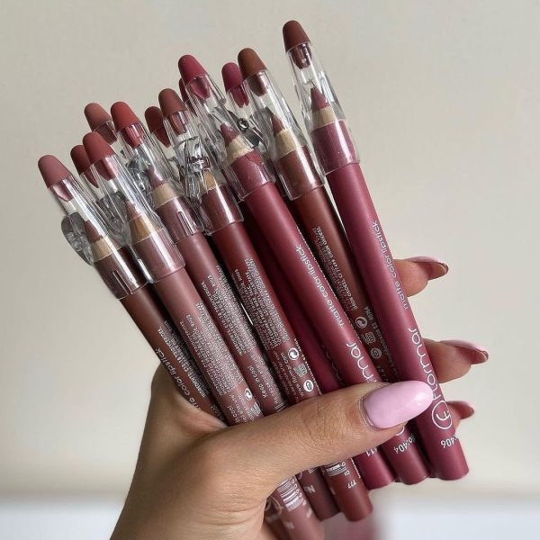💄✨ Flormar Waterproof Lip Pencil Set of 12 – Long Lasting, High Quality Lip Liners 🌸🔥