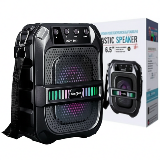🔊🎵 GTS-1191 Wireless Portable Bluetooth Speaker | 10W With 6.5″ Subwoofer 🔋🎶
