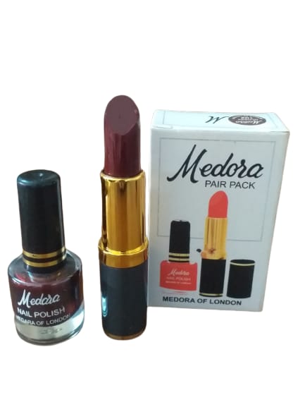 💄💅 Medora 2-in-1 Lipstick & Nail Polish Combo – Premium Beauty Deal ✨🌸