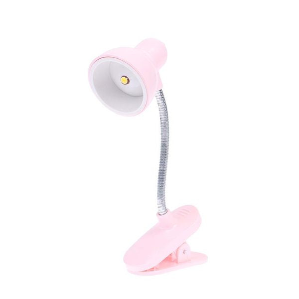 💡 Mini LED Clamp Lamp – Portable USB-Powered Desk Light with Flexible Neck & Strong Clamp Base (Random Color)