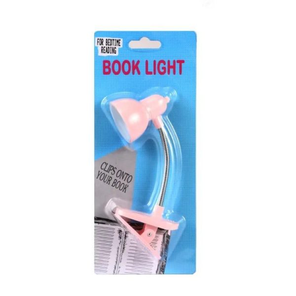 💡 Mini LED Clamp Lamp – Portable USB-Powered Desk Light with Flexible Neck & Strong Clamp Base (Random Color)