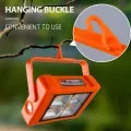 🔦☀️ Outdoor Portable LED Solar Floodlight | 500W Rechargeable Spotlight Lantern 🏕️🚨