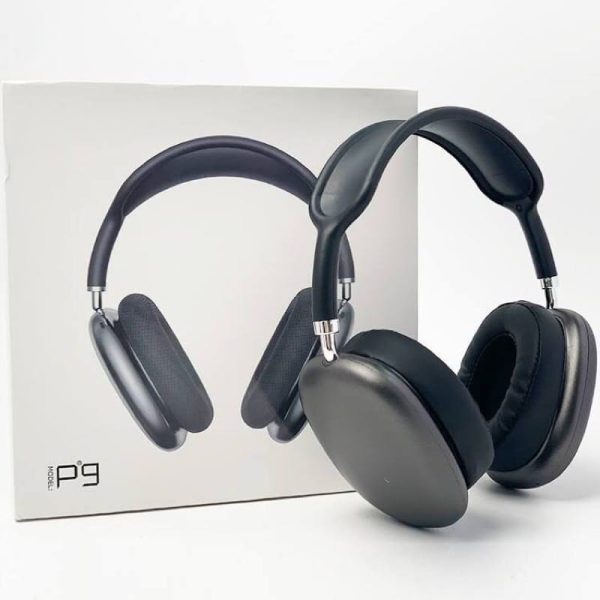 🎧 P9 Wireless Bluetooth Headphones 🎶 – Adjustable Over-Ear Stereo Headset ✨ (Random Color)