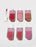 💄 Pack of 6 – Crazy Girl Ice Cream Matte Lipgloss 🍦✨ – Premium Lip Gloss Set for Girls & Women 👩‍🦰💖
