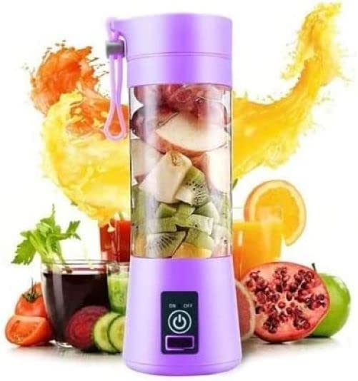 🥤🍓 Portable Mini 6 Blade Juicer Blender | Outdoor Juicing Cup (380ml) 🔋✨