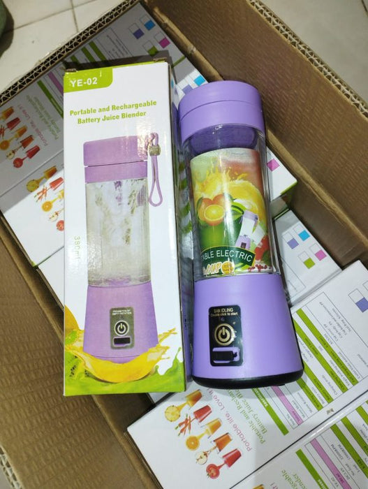 🥤🍓 Portable Mini 6 Blade Juicer Blender | Outdoor Juicing Cup (380ml) 🔋✨