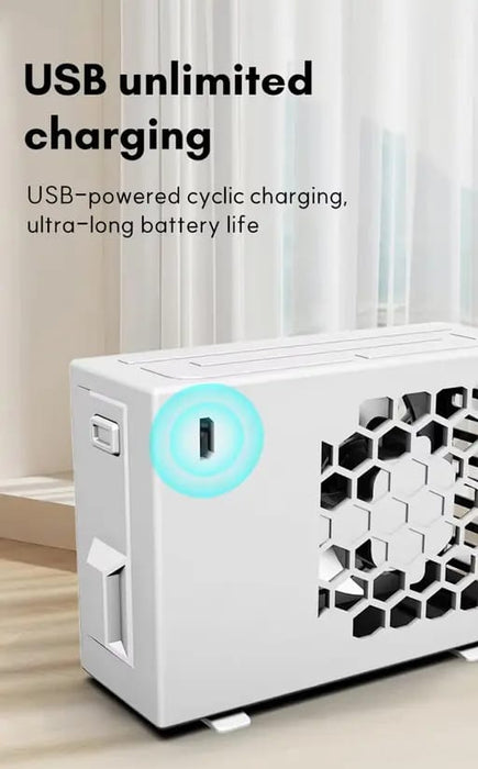 🌬️ Portable Rechargeable Air Conditioning Fan ❄️ – Mini Personal Cooler With USB Charging ⚡