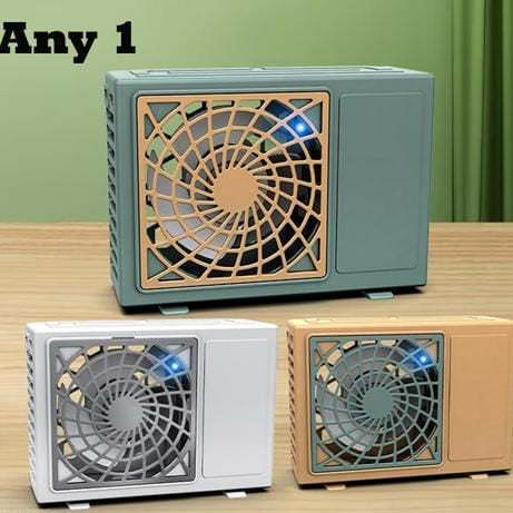 🌬️ Portable Rechargeable Air Conditioning Fan ❄️ – Mini Personal Cooler With USB Charging ⚡