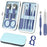 💅 Premium Manicure & Pedicure Kit – 10 Pcs Stainless Steel Nail Clippers Set With Grooming Tools ✨