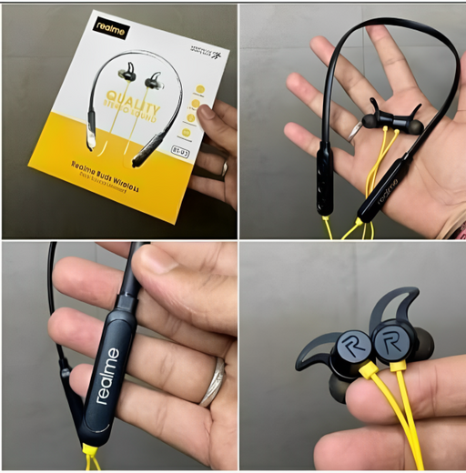 🎧 Realme Wireless Stereo Neckband Headset 🔊 – Bluetooth 5.0 Earphones With Deep Bass & Long Battery ⚡