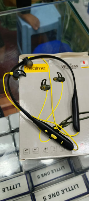 🎧 Realme Wireless Stereo Neckband Headset 🔊 – Bluetooth 5.0 Earphones With Deep Bass & Long Battery ⚡