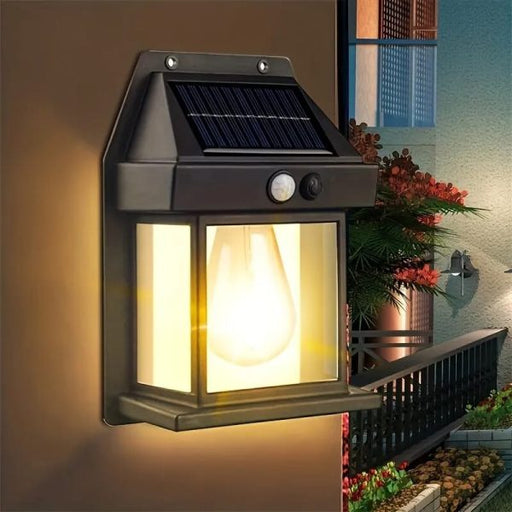 ☀️💡 Solar Tungsten Filament Outdoor Wall Lamp | Waterproof Intelligent Induction Light 🌙🏡
