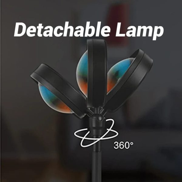 🌇 Sunset Lamp ✨ – Multi-Color Projection Light With Remote Control 🎨