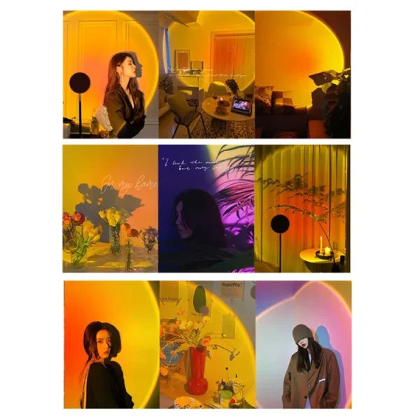 🌇 Sunset Lamp ✨ – Multi-Color Projection Light With Remote Control 🎨