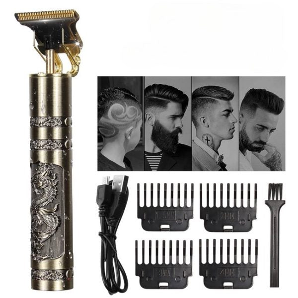 ✂️🔋 T9 Cordless Hair & Beard Trimmer | Electric Shaver For Men 💈⚡