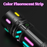 🔦 Tactical LED Flashlight Kit With Portable Green Hard Case 🌟🔋