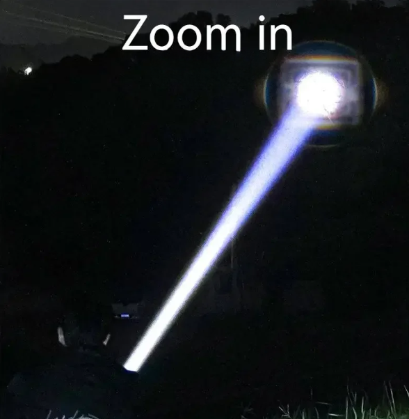 🔦 Tactical LED Flashlight Kit With Portable Green Hard Case 🌟🔋