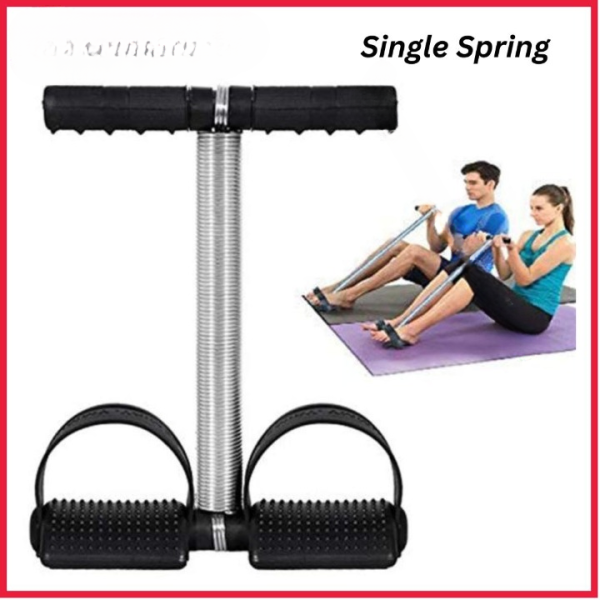 💪 Tummy Trimmer Single Spring – Portable Ab Exerciser For Home & Gym Workouts 🏋️‍♂️