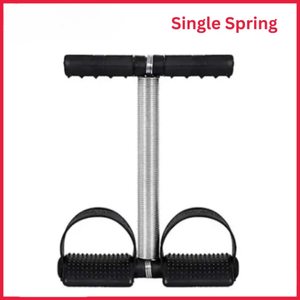 💪 Tummy Trimmer Single Spring – Portable Ab Exerciser For Home & Gym Workouts 🏋️‍♂️